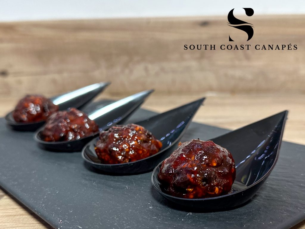 Gochujang bean balls