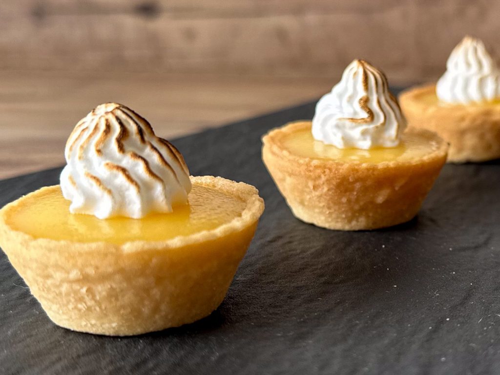 Yuzu and Lemon Tart with Italian meringue