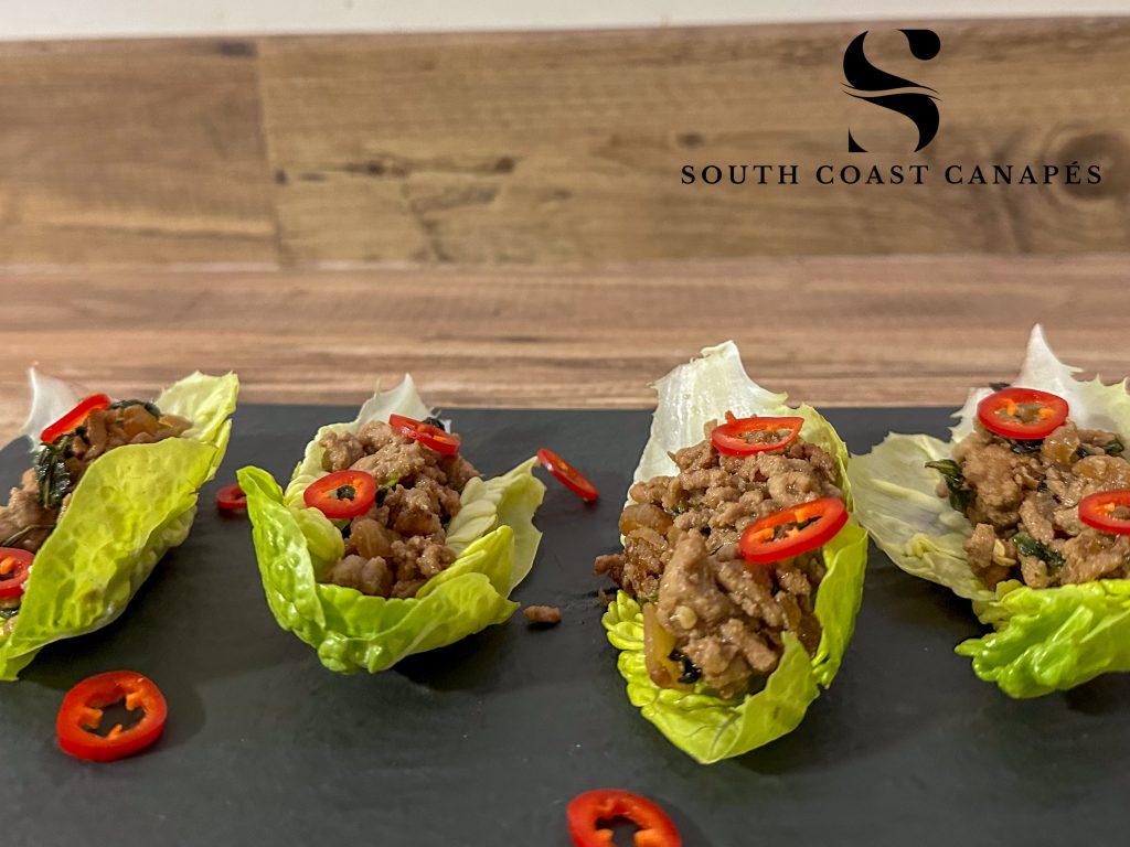 Thai beef lettuce cups
