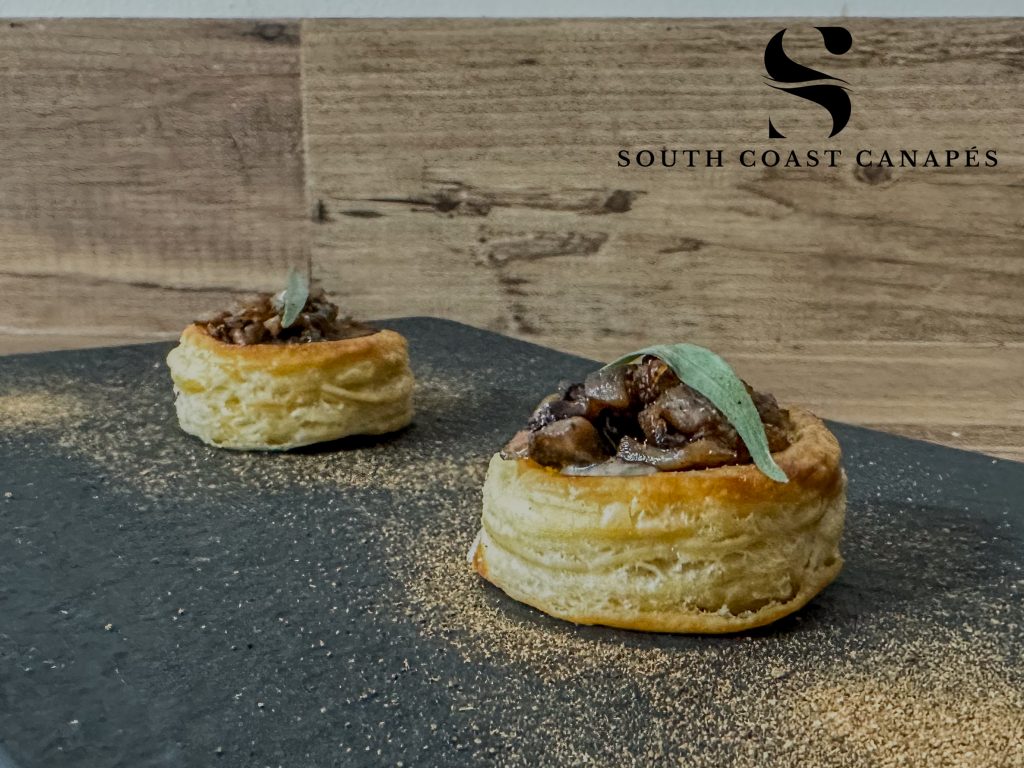 Mushroom vol au vents