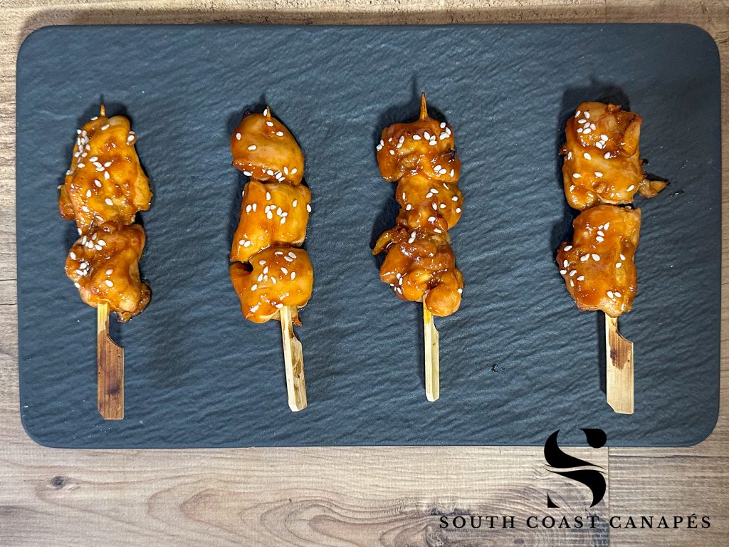 Gochujang Chicken skewers